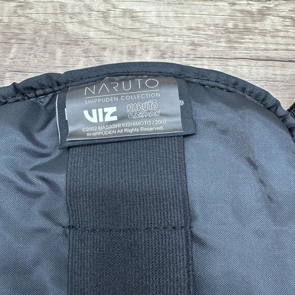 Bioworld Naruto Shippuden Sling Bag Black Green Unisex Hot Topic Zip Pockets NWT - Picture 12 of 14